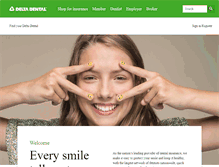 Tablet Screenshot of deltadental.com